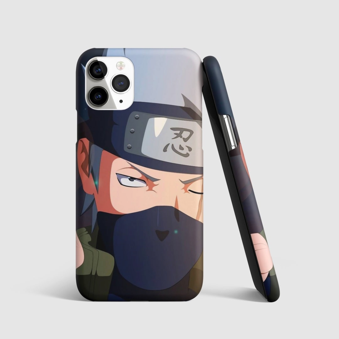 Kakashi Hatake Phone Cover with 3D matte finish, featuring the iconic Kakashi Hatake design.