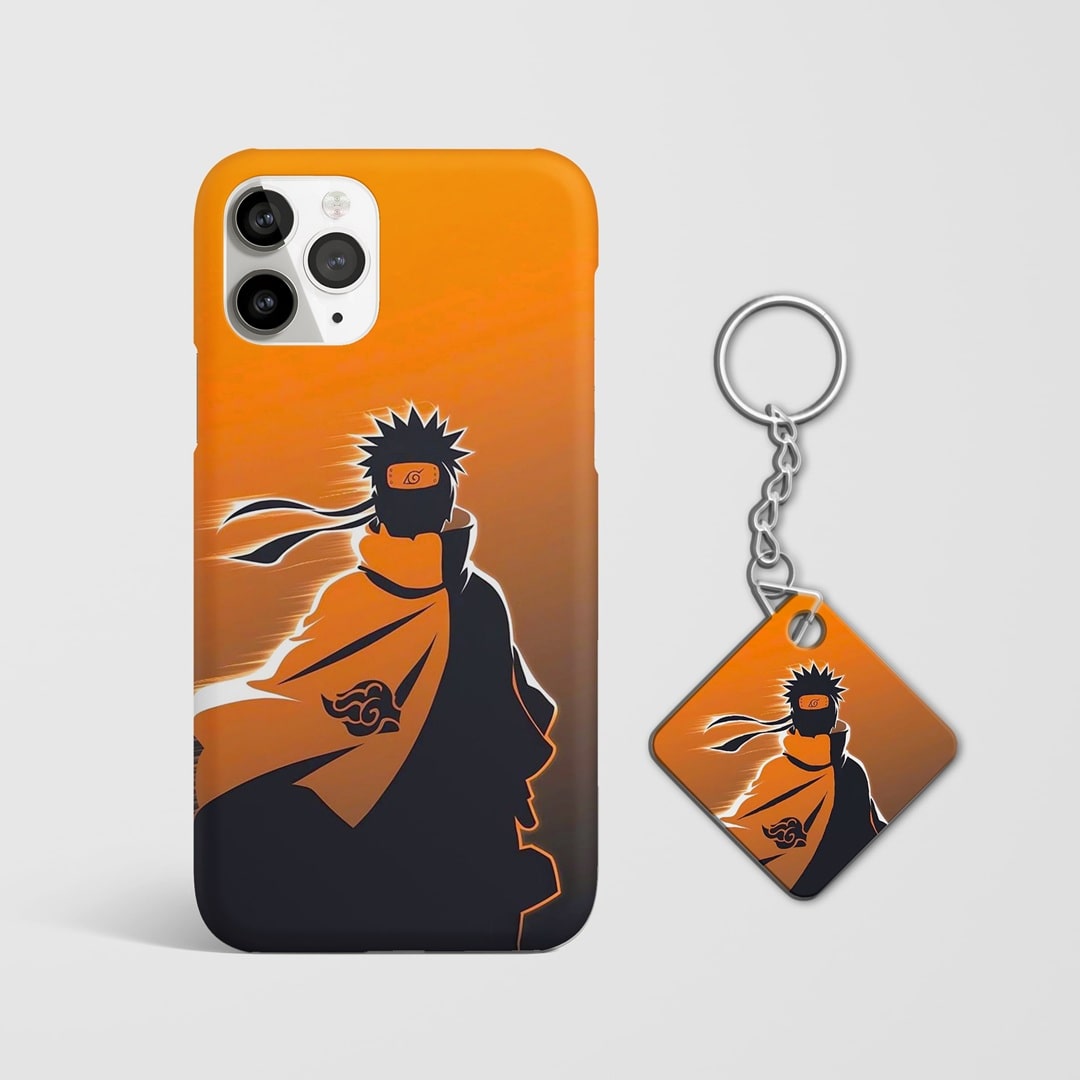 Naruto Kakashi Anbu phone cover artwork with Keychain