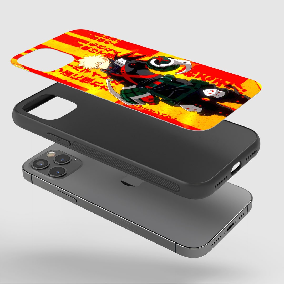 Explosive hero Bakugo silicone armored case