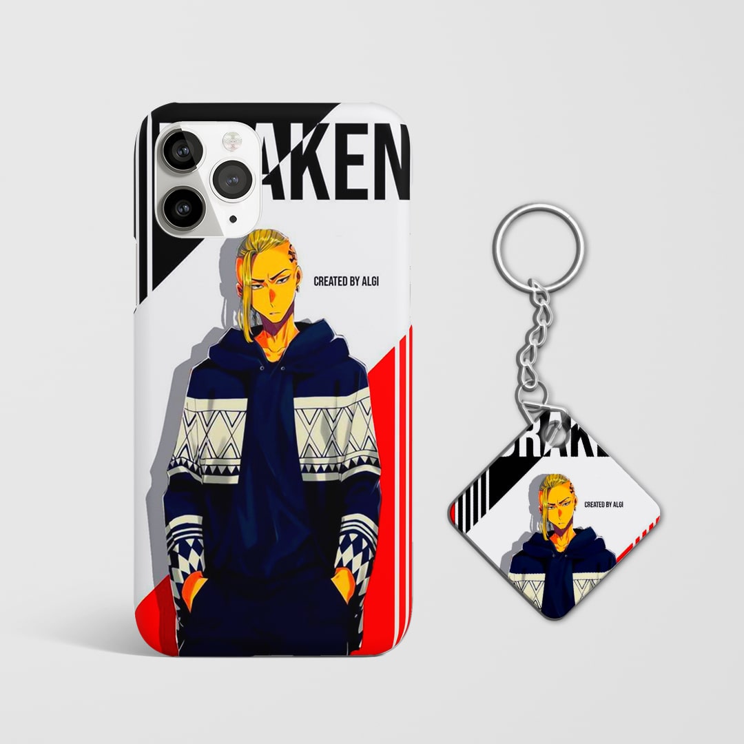 Tokyo Revengers Draken mobile case design with Keychain