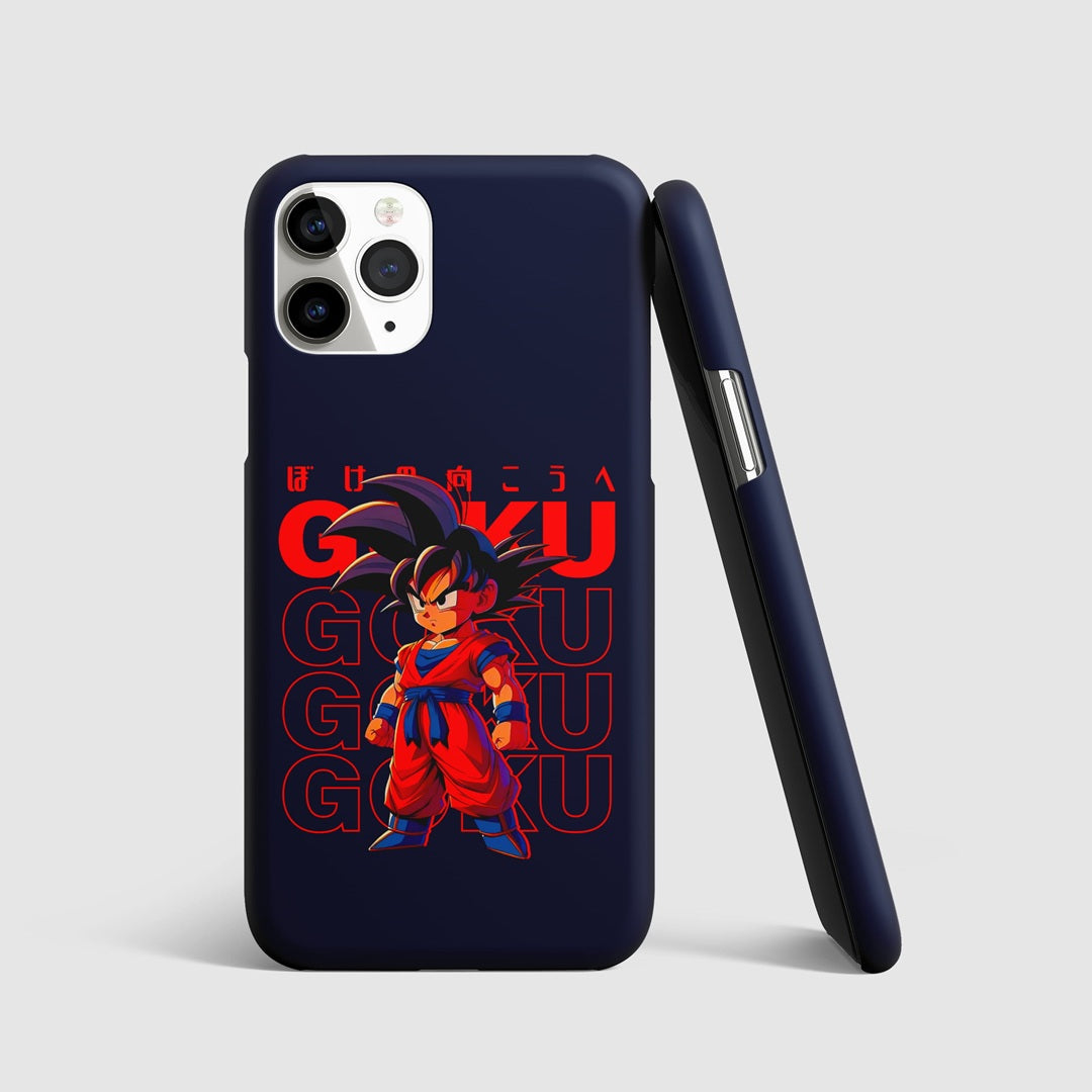 Kid goku red warrior phone cover