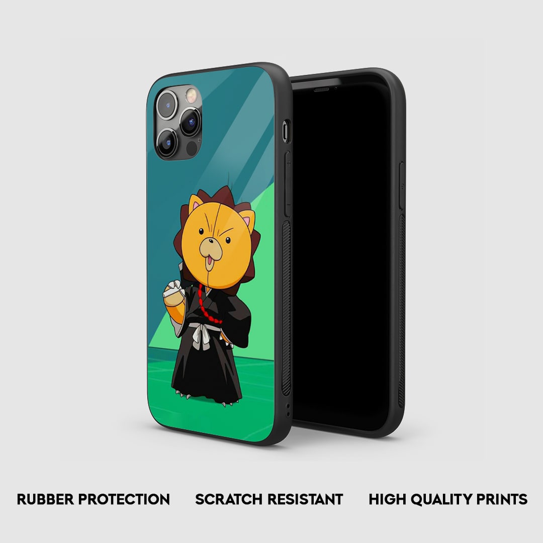 Side view of the Kon Armored Phone Case, highlighting its thick, protective silicone material.