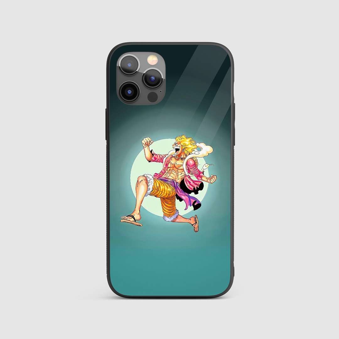 Luffy Minimal Silicone Armored Phone Case featuring a subtle design of Luffy's iconic straw hat.
