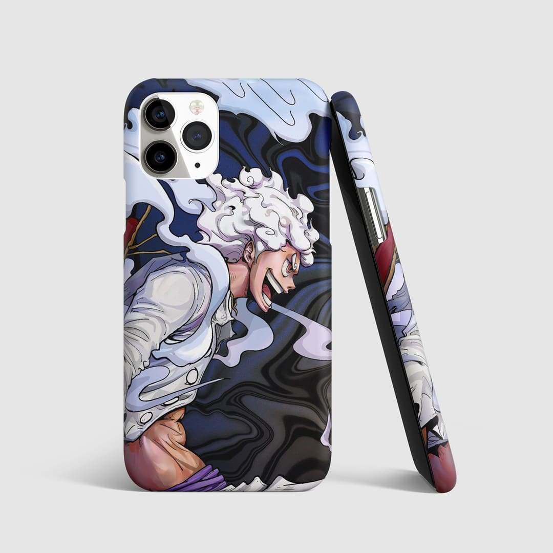 Luffy Joyboy Action Phone Cover with 3D matte finish and dynamic design.