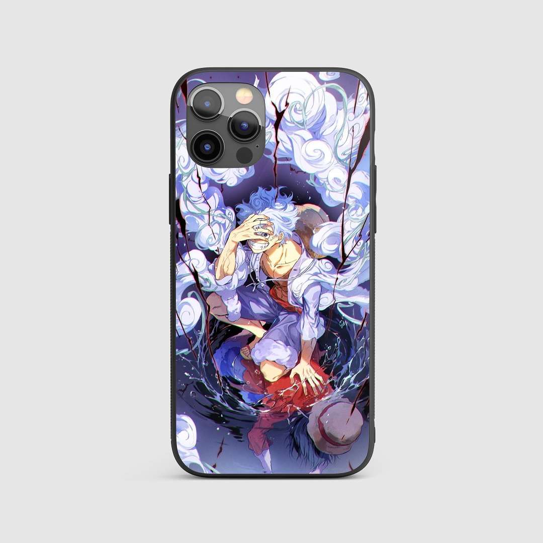 Luffy Joyboy Silicone Armored Phone Case with vibrant artwork symbolizing his role as Joyboy.