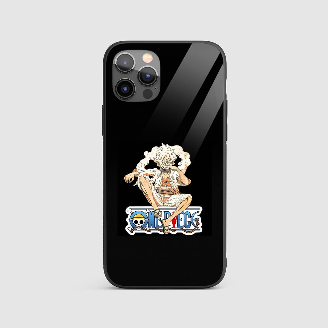 Luffy Joyboy Minimal Silicone Armored Phone Case featuring subtle Joyboy symbols.