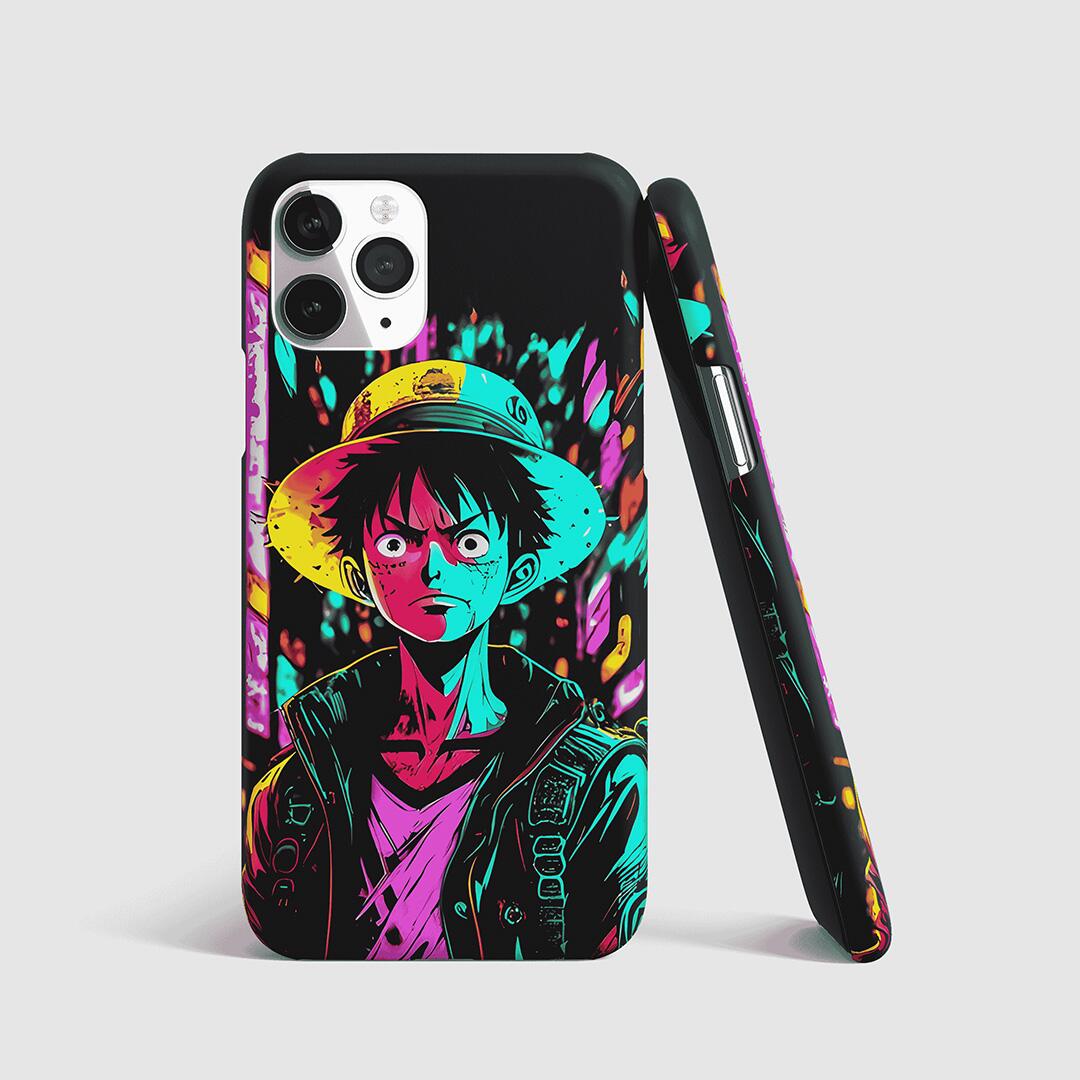 Luffy Portray Phone Cover front view with bold character art.