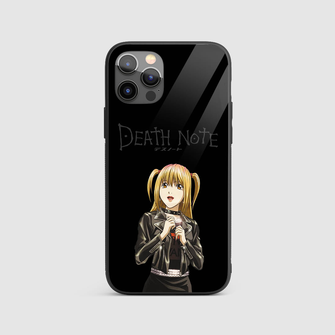 Misa Amane Silicone Armored Phone Case featuring striking artwork of Misa Amane.
