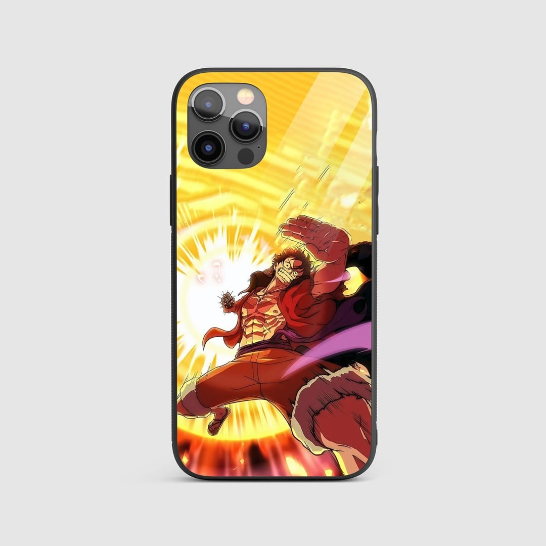 Monkey D Haki Silicone Armored Phone Case with a design symbolizing Luffy's Haki power.