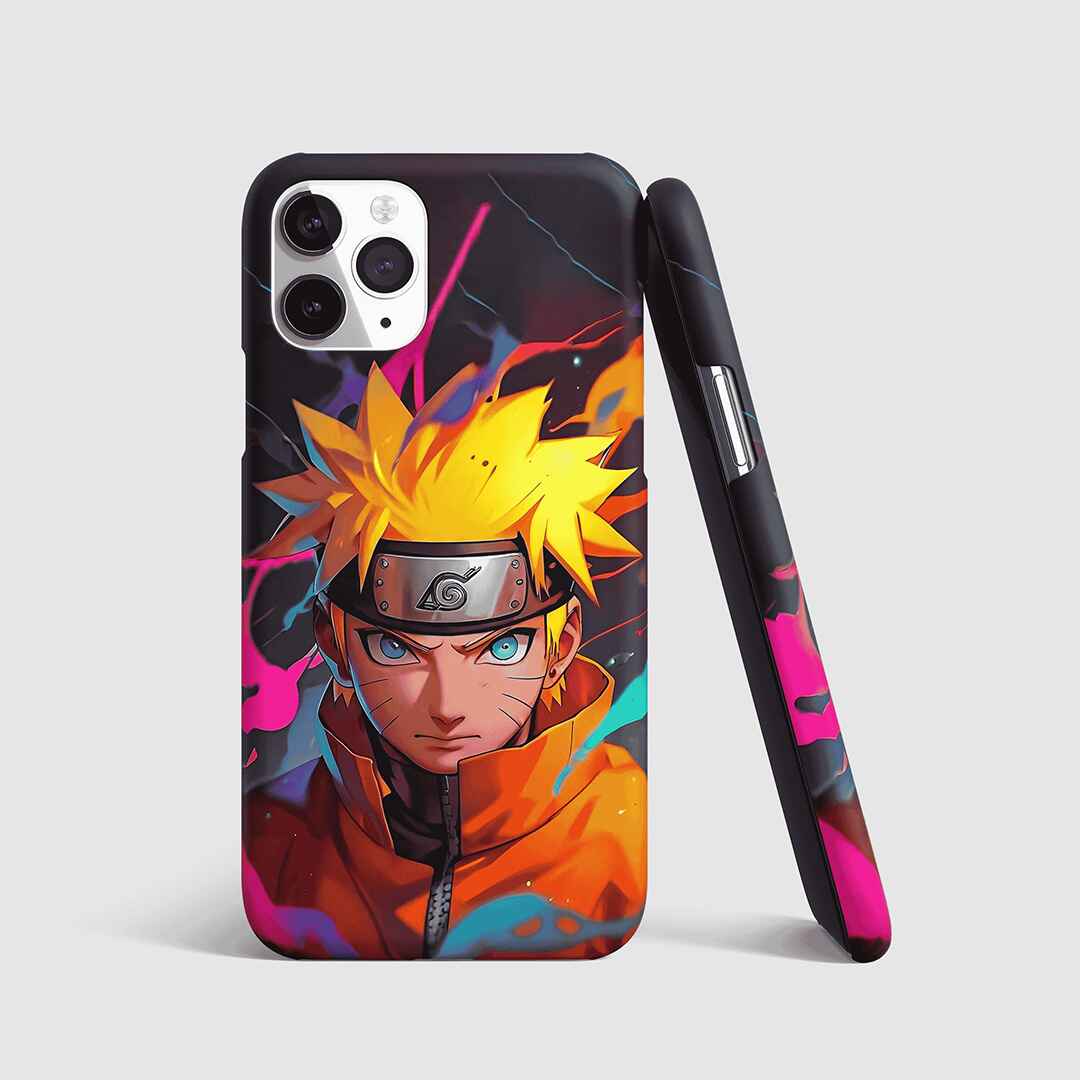 Naruto Artwork Phone Cover front view with detailed anime artwork.