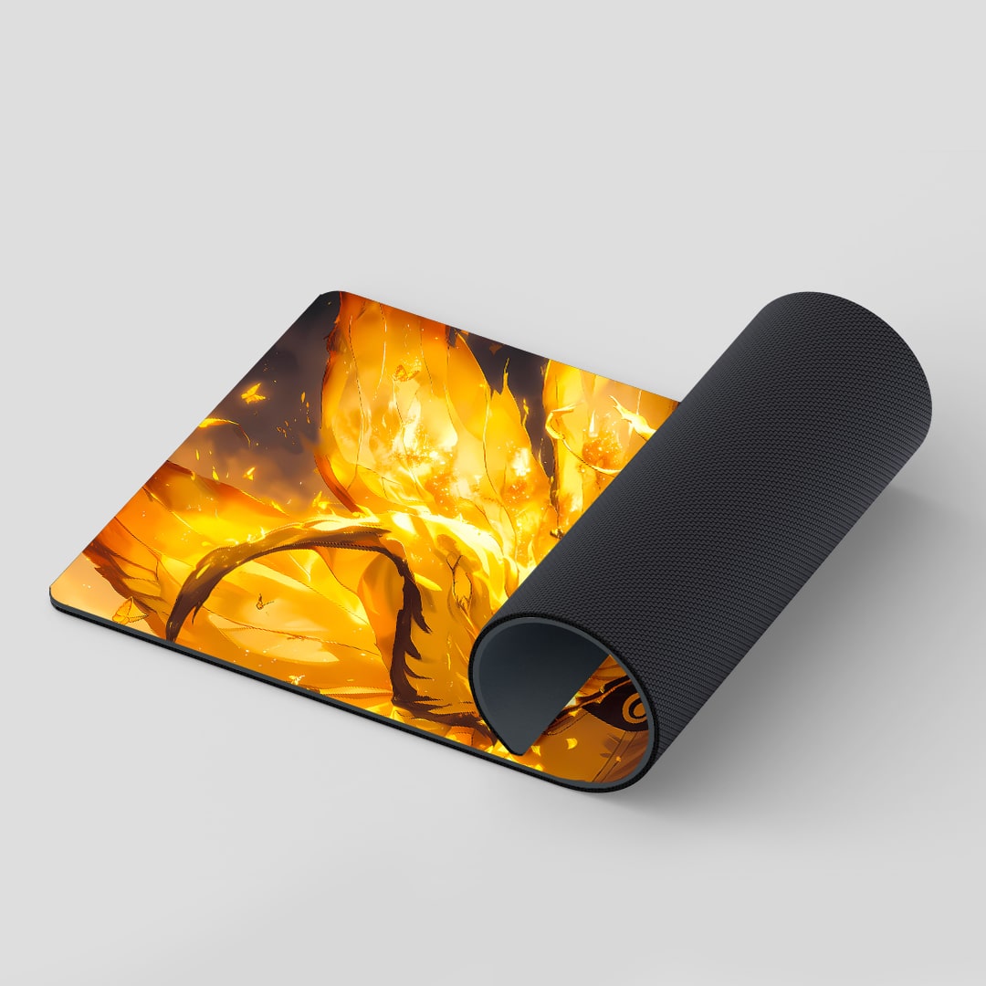 Smooth Naruto Six Path Sage themed desk mat