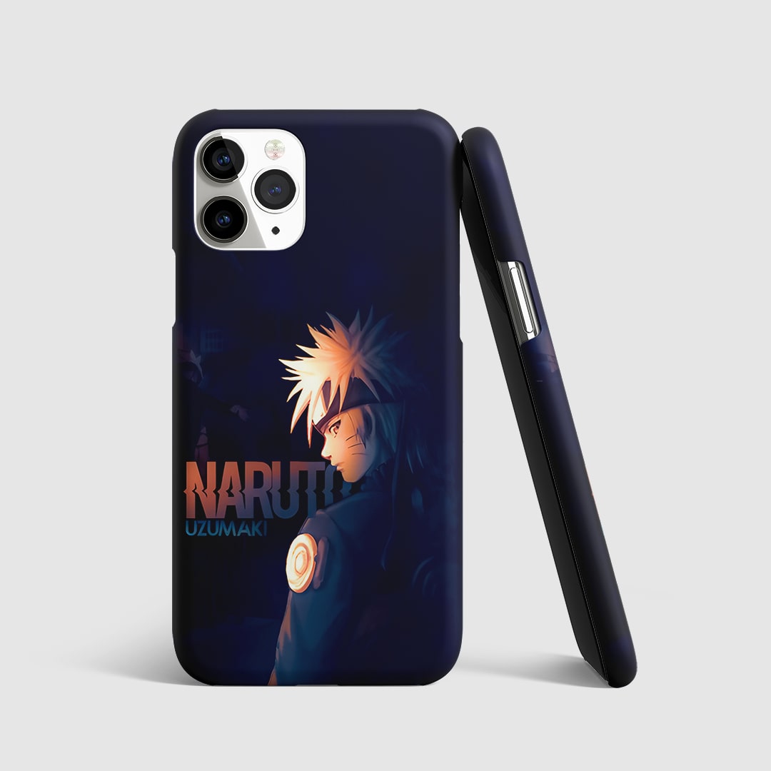 Naruto Minimal Phone Cover front view with subtle Naruto design.