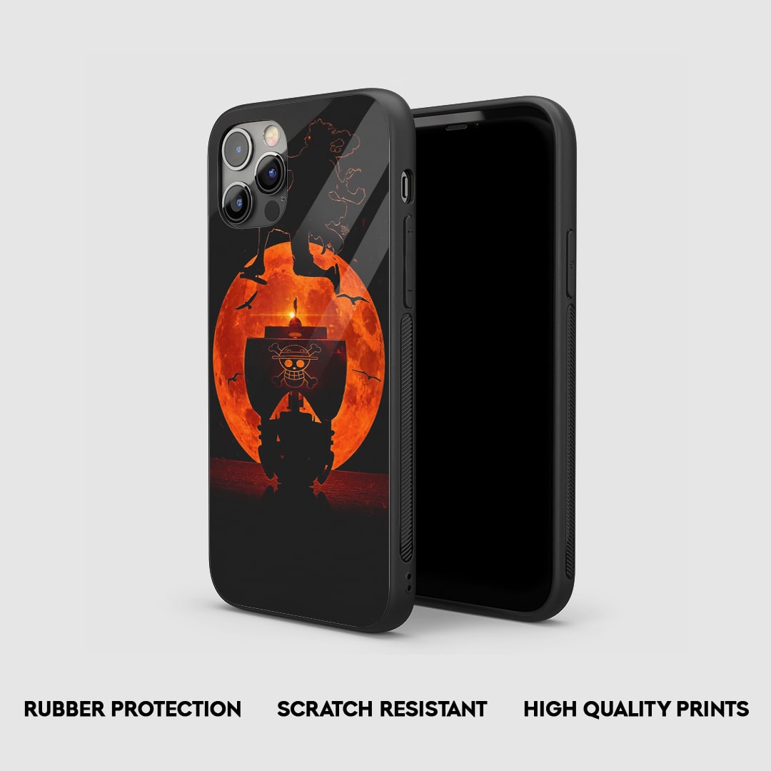 Durable One Piece moon silicone armored case