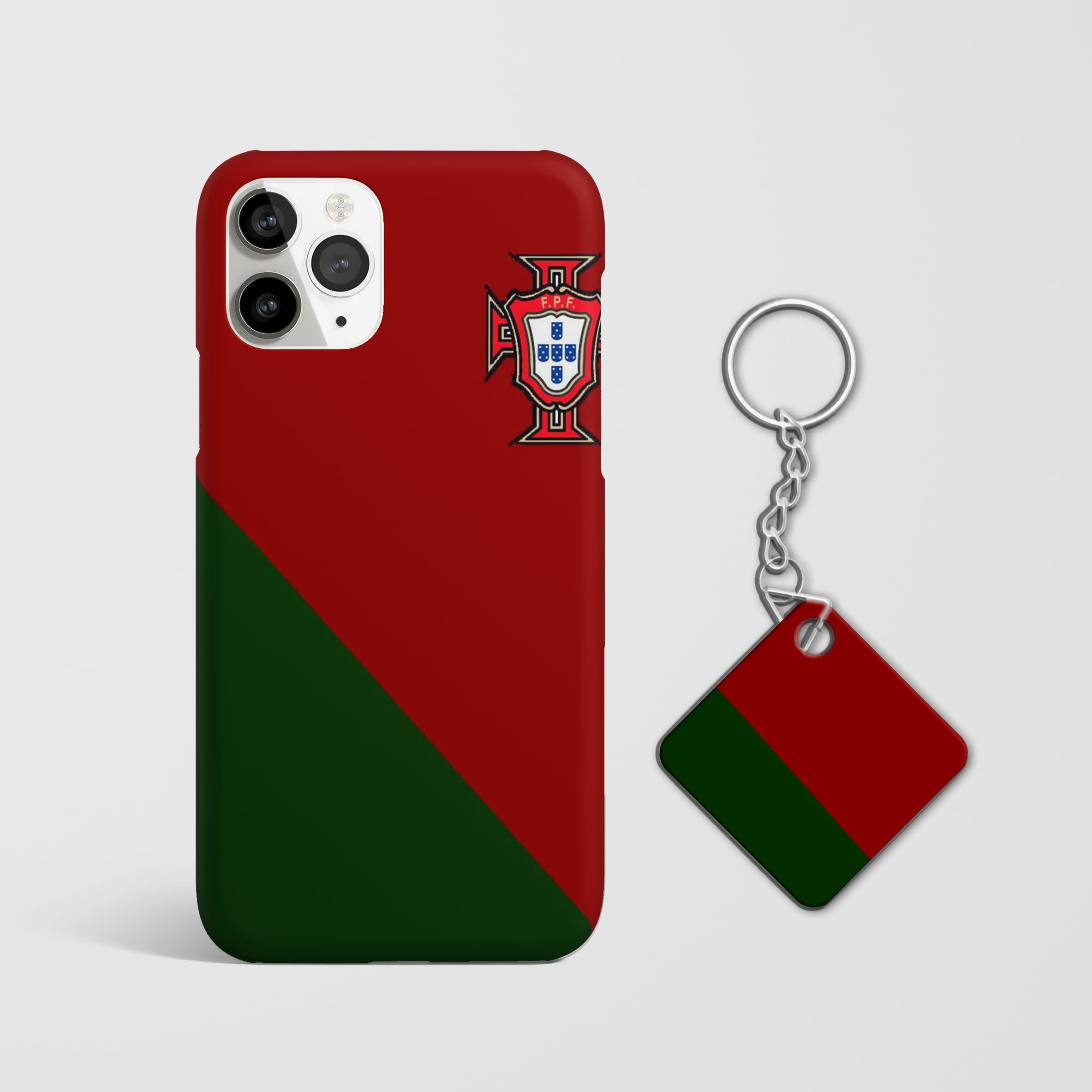 Portugal national team mobile phone cover with Keychain