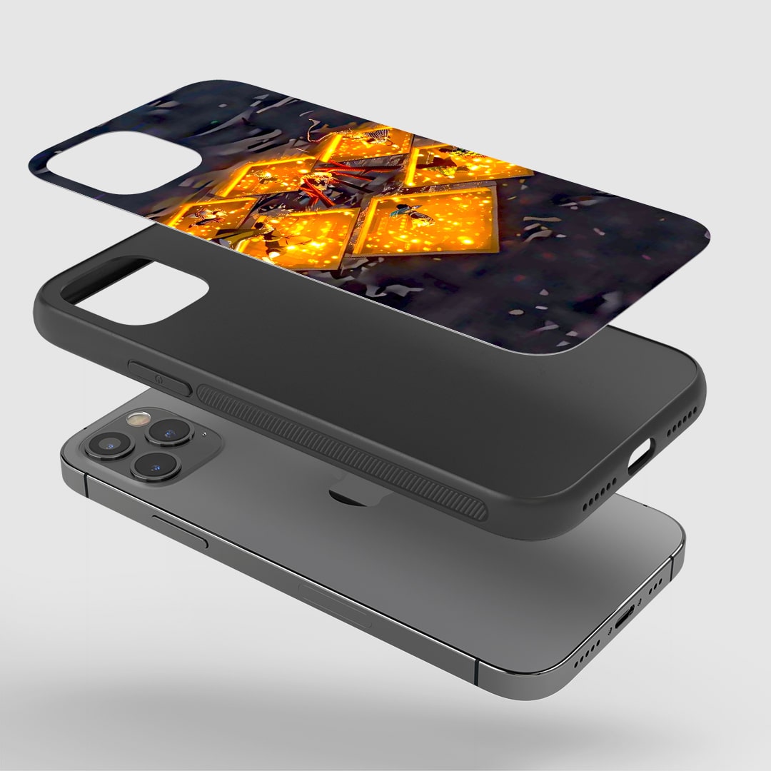 Demon Slayer Rengoku vs Akaza phone case