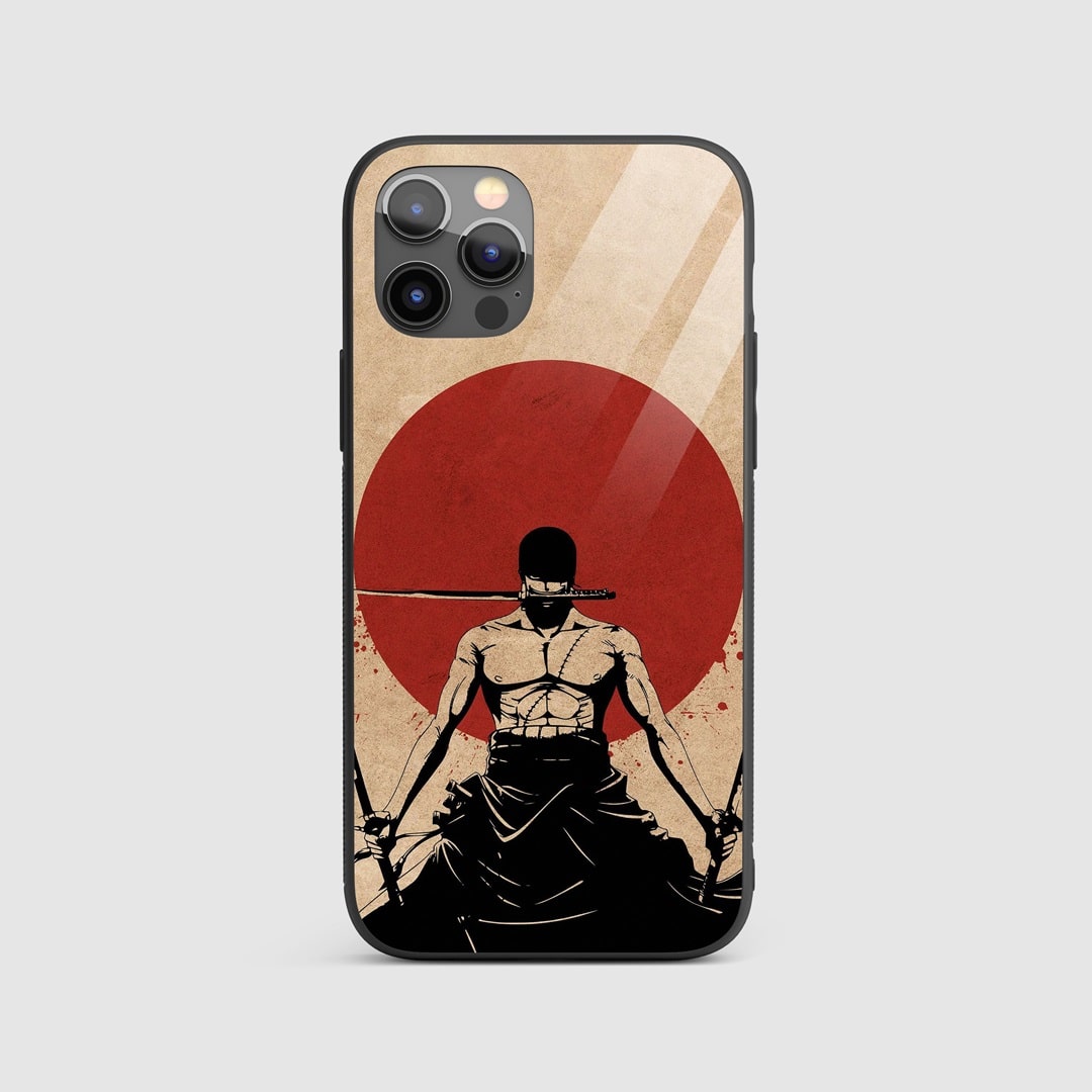 Roronoa Asura Silicone Armored Phone Case featuring Zoro in his powerful Asura form.
