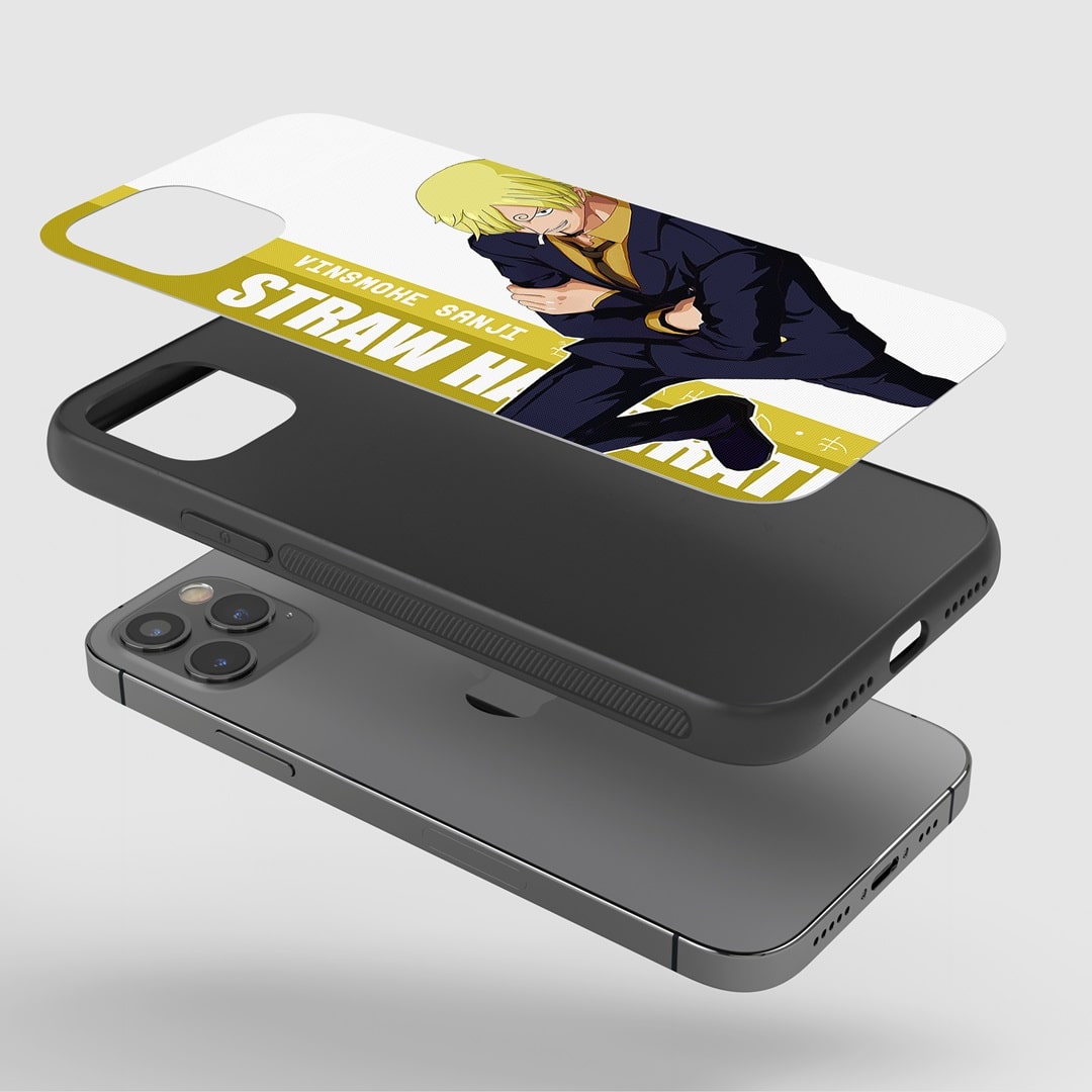 Sanji Graphic Phone Case fitted on a smartphone, ensuring full access to all device functionalities.