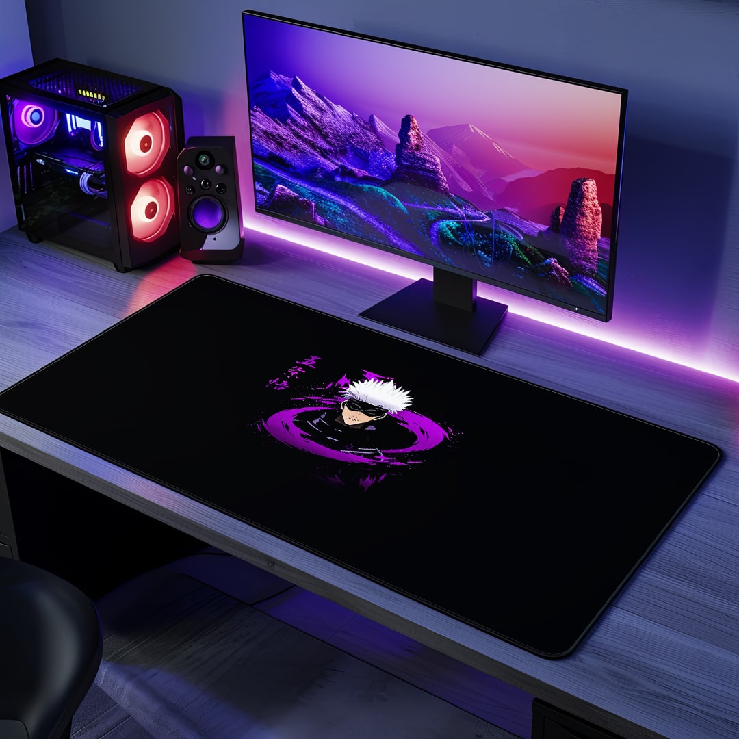Jujutsu Kaisen Satoru Gojo minimalist desk mat