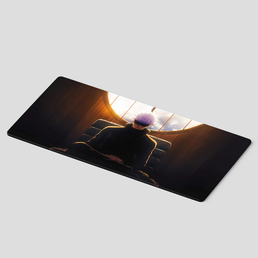 Jujutsu Kaisen Satoru Gojo sunburst design desk mat