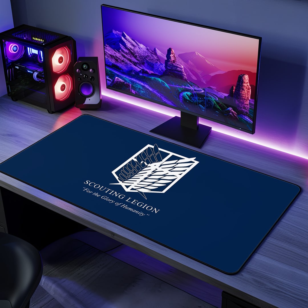 Attack on Titan Scouting Legion symbol desk mat