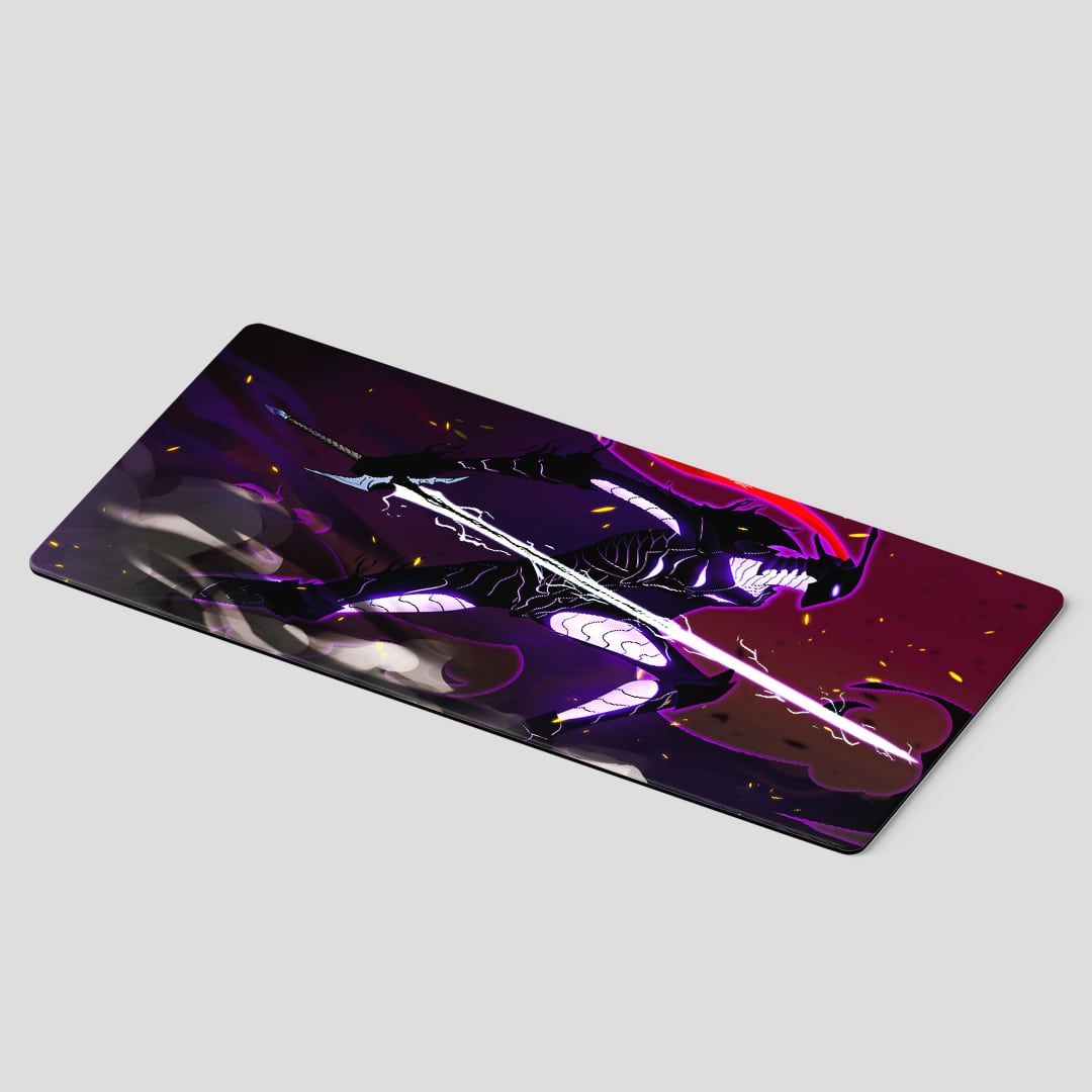 Solo Leveling Shadow Monarch Form desk mat for fans