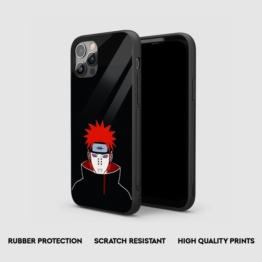 Side view of Pain Minimalist Silicone Armored Phone Case showing precise cutouts