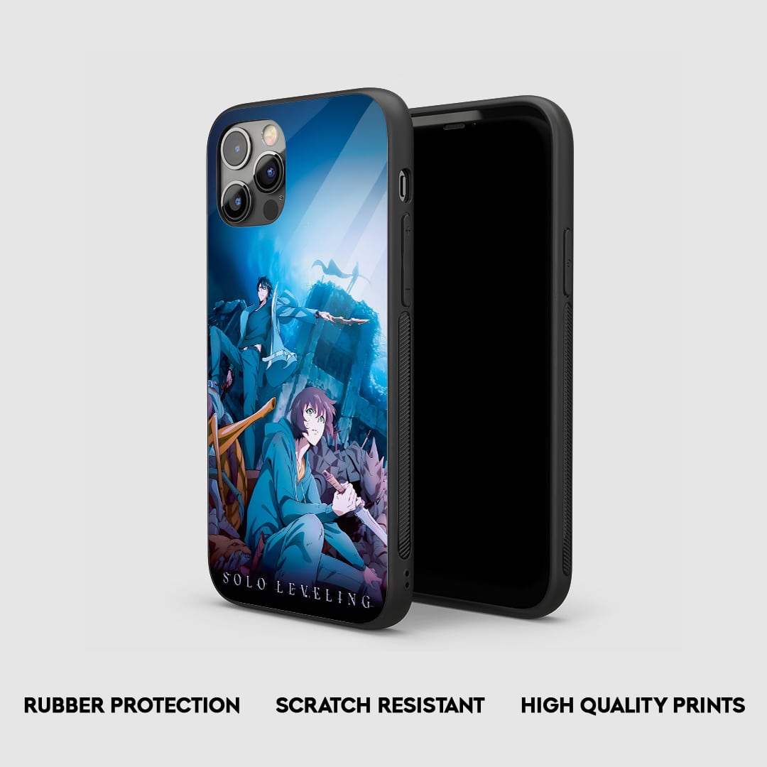 Side view of Silicone Armored Case with snug fit and detailed cutouts.