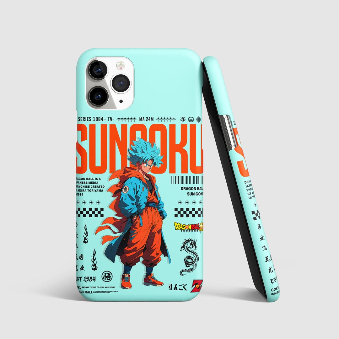 Son goku saiyan blue phone cover