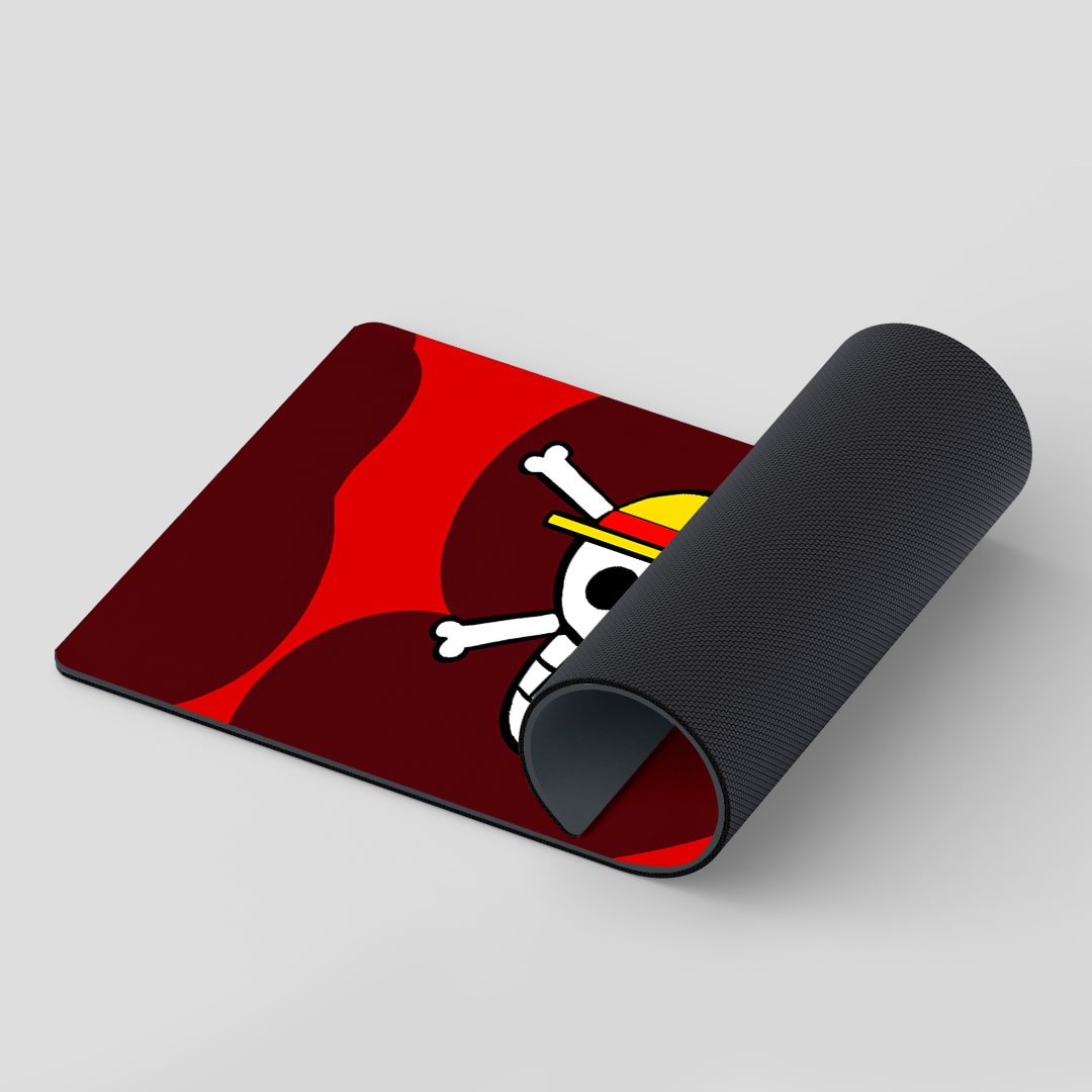 Smooth Straw Hat Symbol themed desk mat