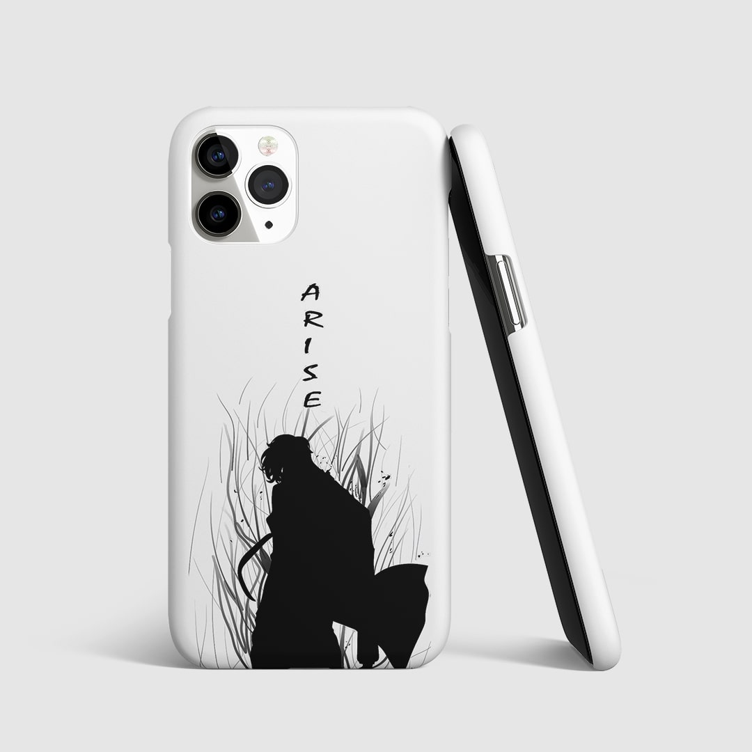 Sung Jinwoo Arise Phone Cover front view with summoning artwork.