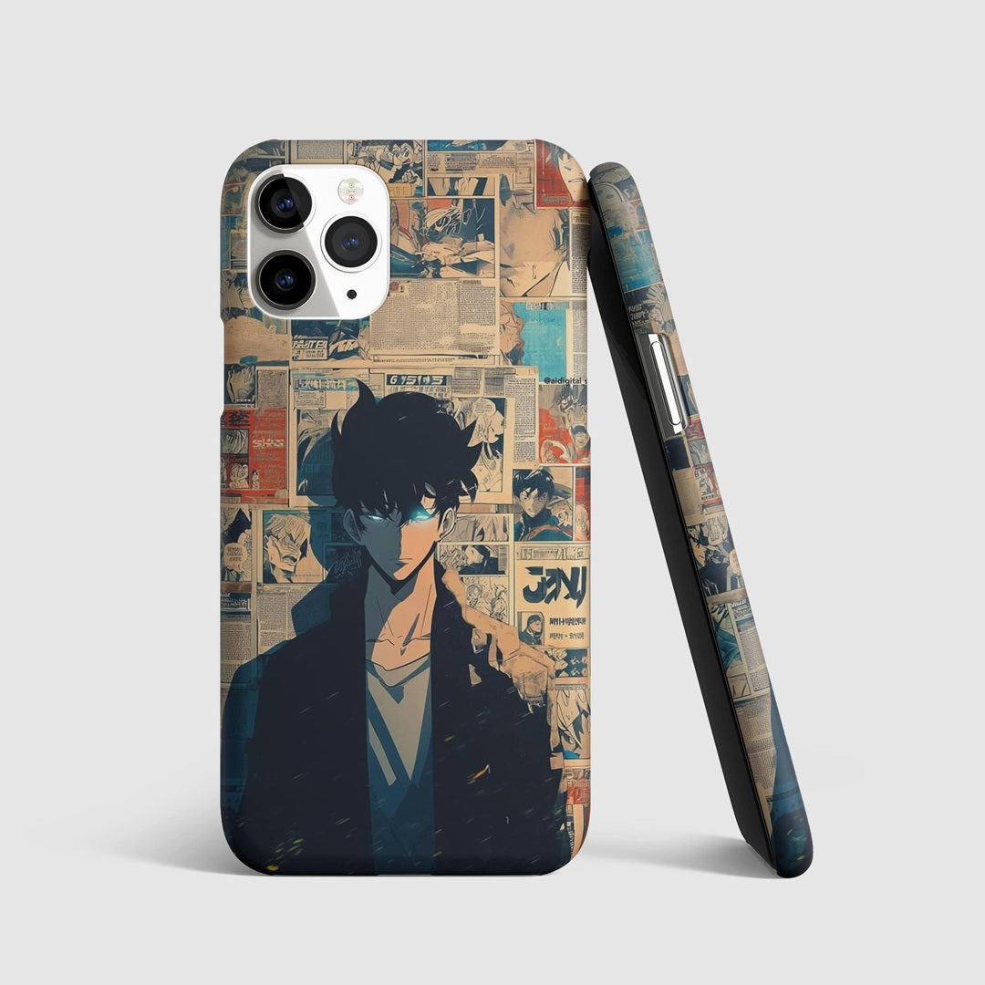 Sung Jinwoo collage anime phone cover