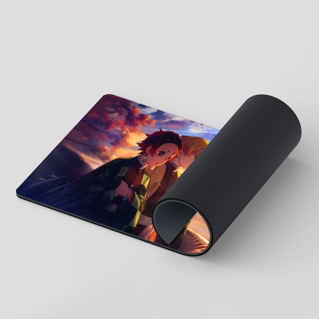 Smooth Sunset Trio themed desk mat