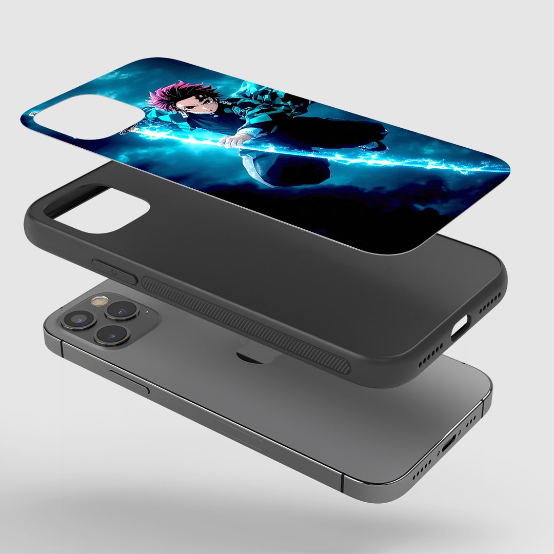 Demon Slayer Tanjiro Lightning Breath anime phone case
