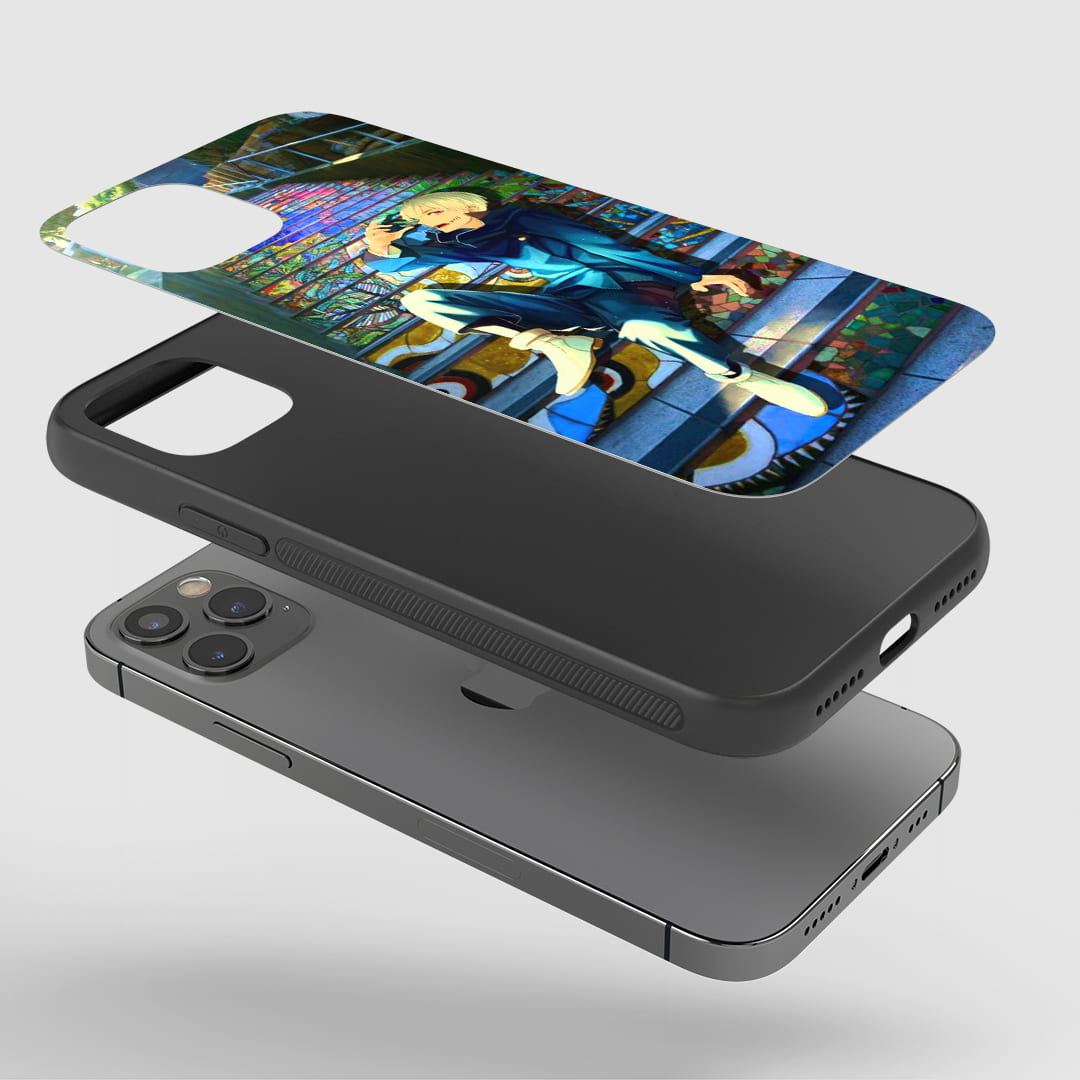Toge Inumaki Phone Case installed on a smartphone, ensuring full access to all ports and controls.