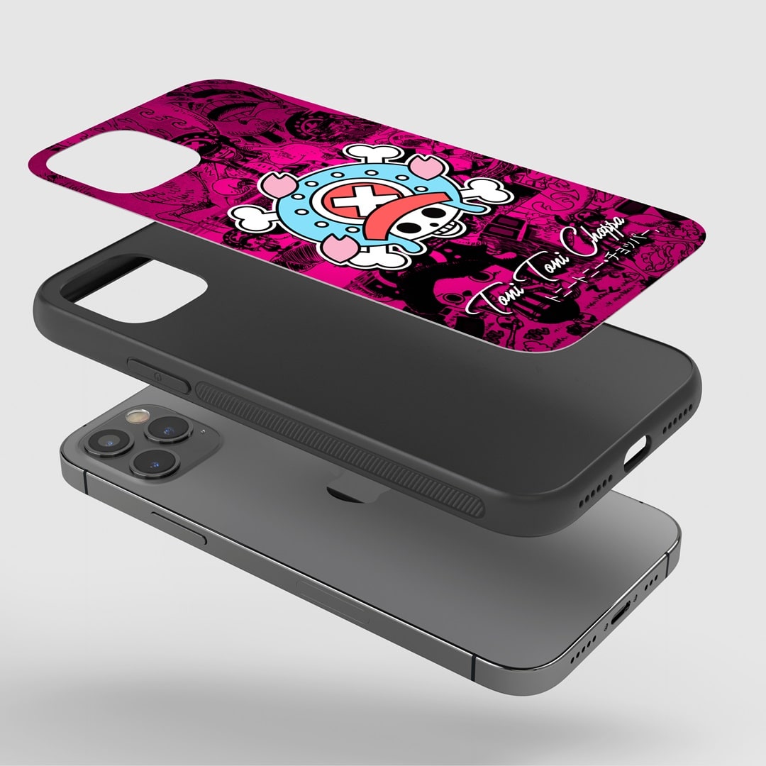 Tony Symbol Design Phone Case fitted on a smartphone, ensuring full access to all device functionalities.