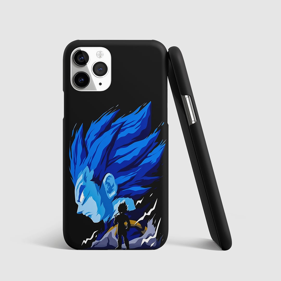 Vegeta Fan Art Phone Cover front view with custom anime artwork.