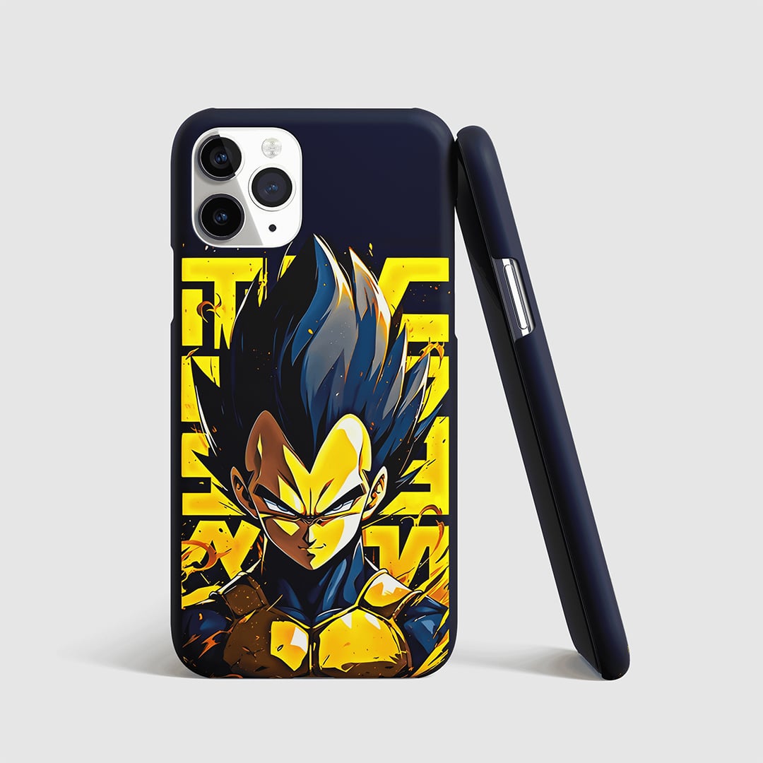 Vegeta Graphic Phone Cover front view with bold anime design.
