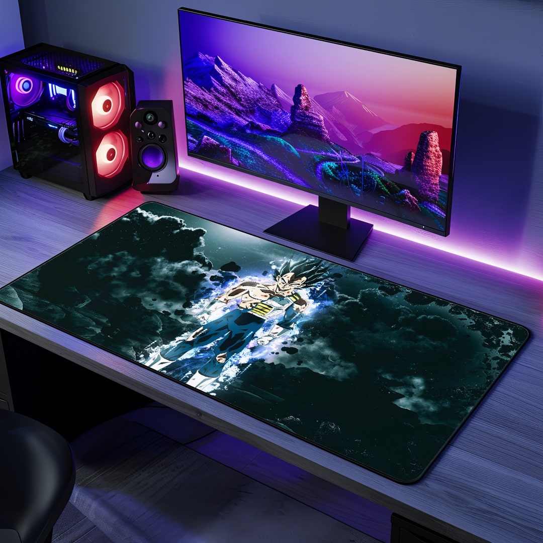 Dragon Ball Vegeta Power mode desk mat