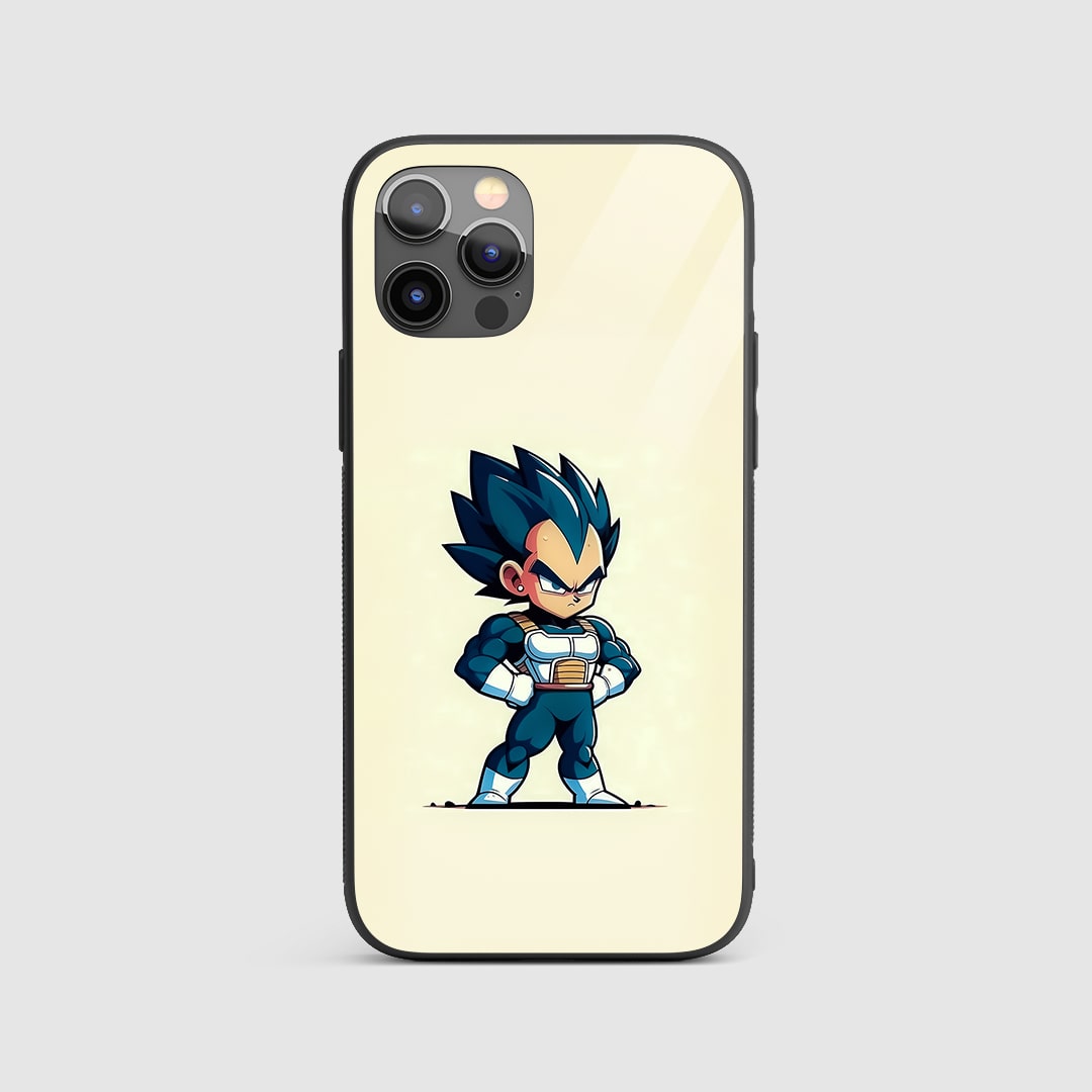 Vegeta Ghibli Silicone Armored Phone Case front view with soft design.
