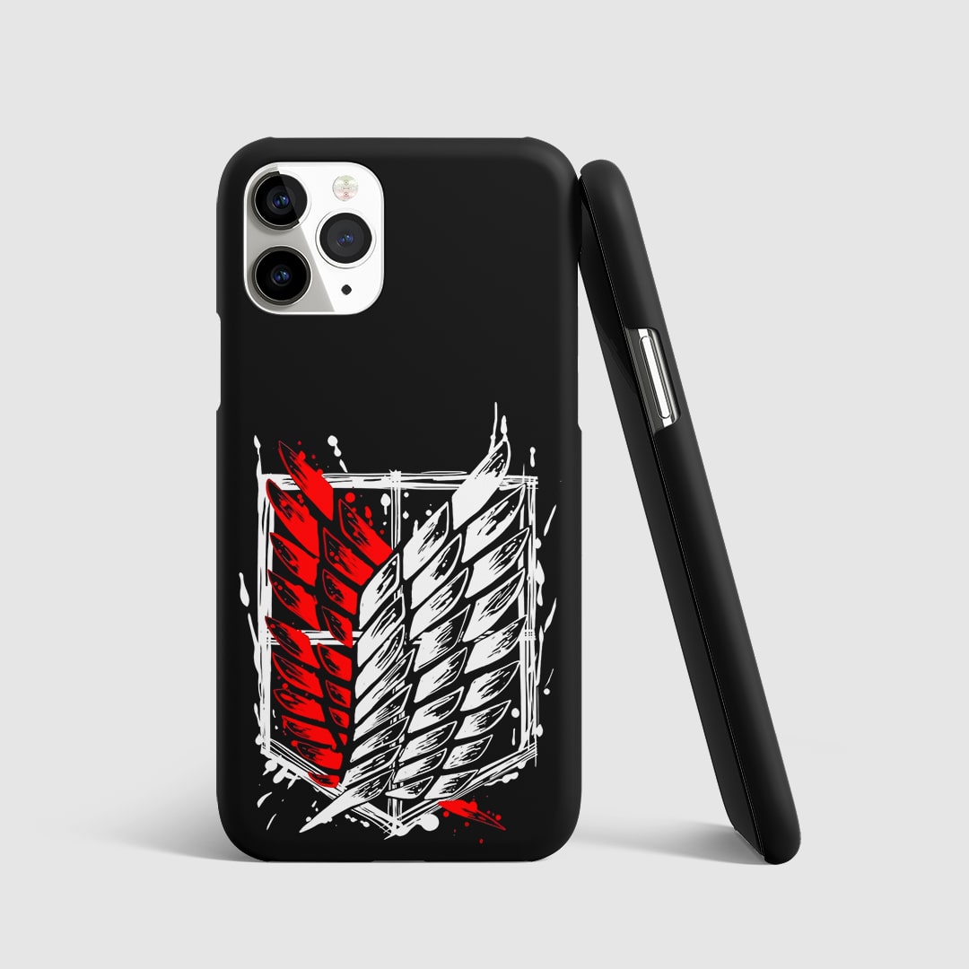 Wings of Freedom Minimal Phone Cover front view with Scout emblem.