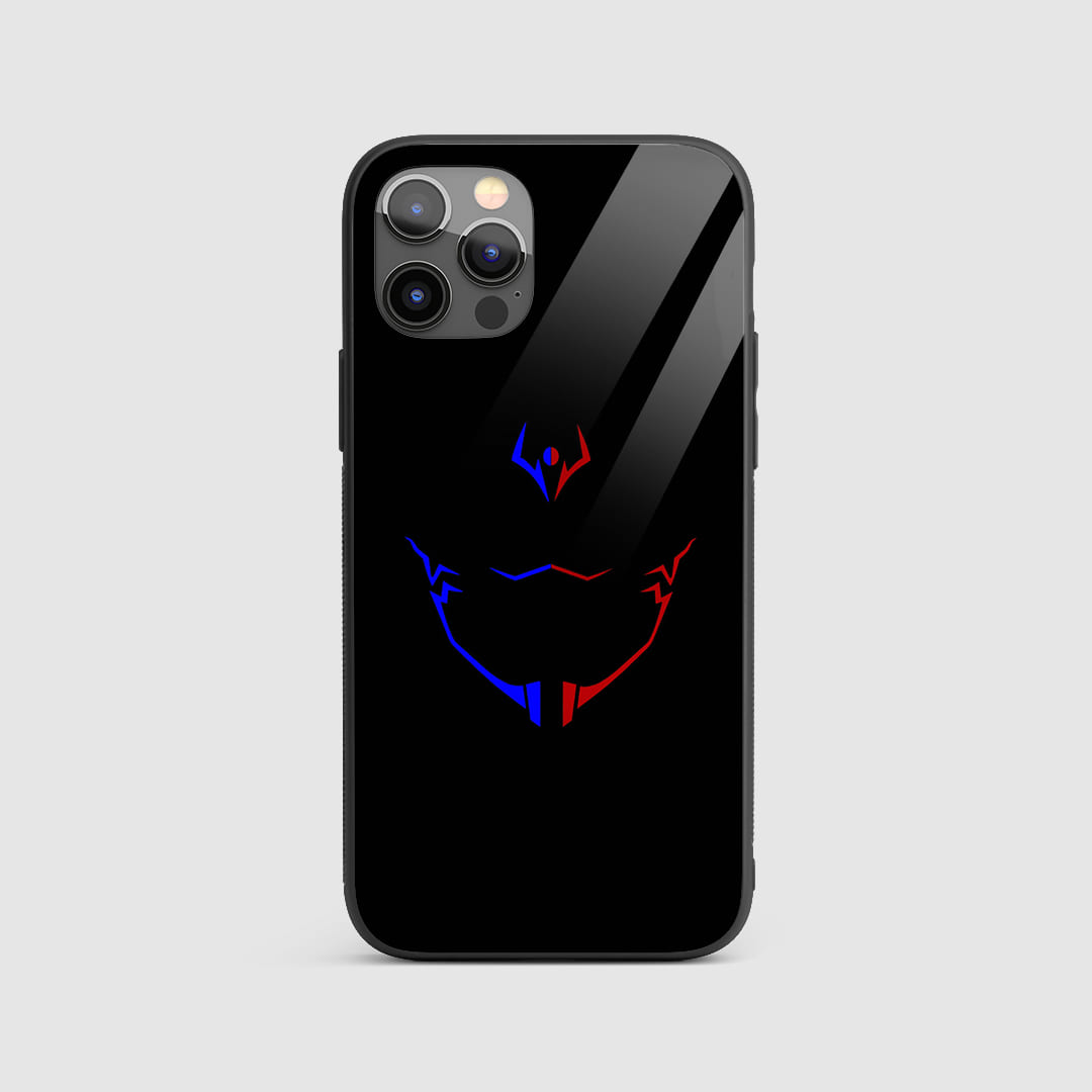 Yuji Minimalist Silicone Armored Phone Case with a subtle, elegant depiction of Yuji Itadori.