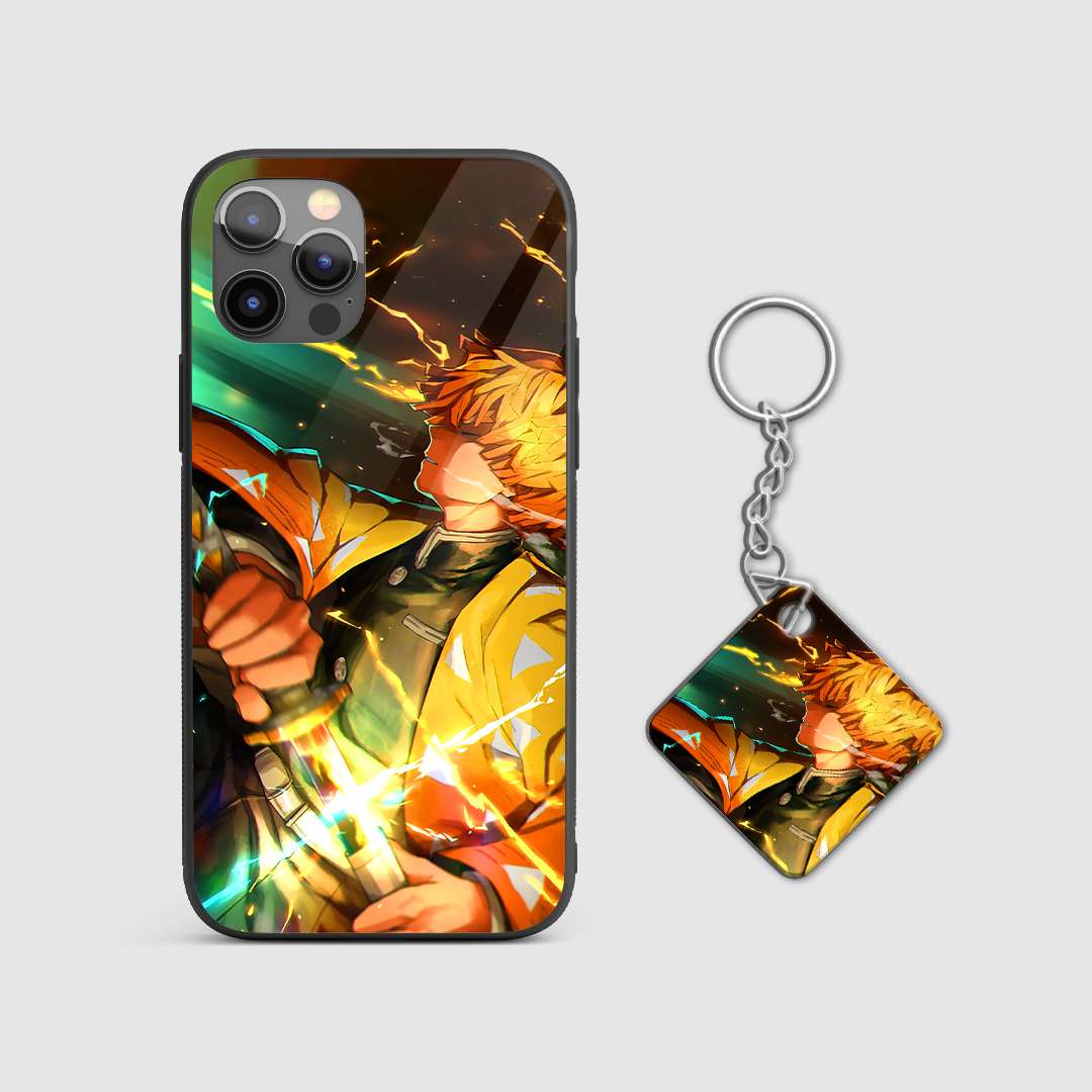 Zenitsu Action Silicone Armored Phone Case