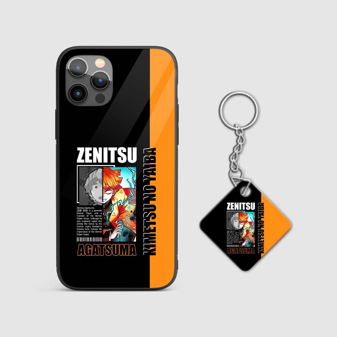 Zenitsu Black & Orange Silicone Armored Phone Case