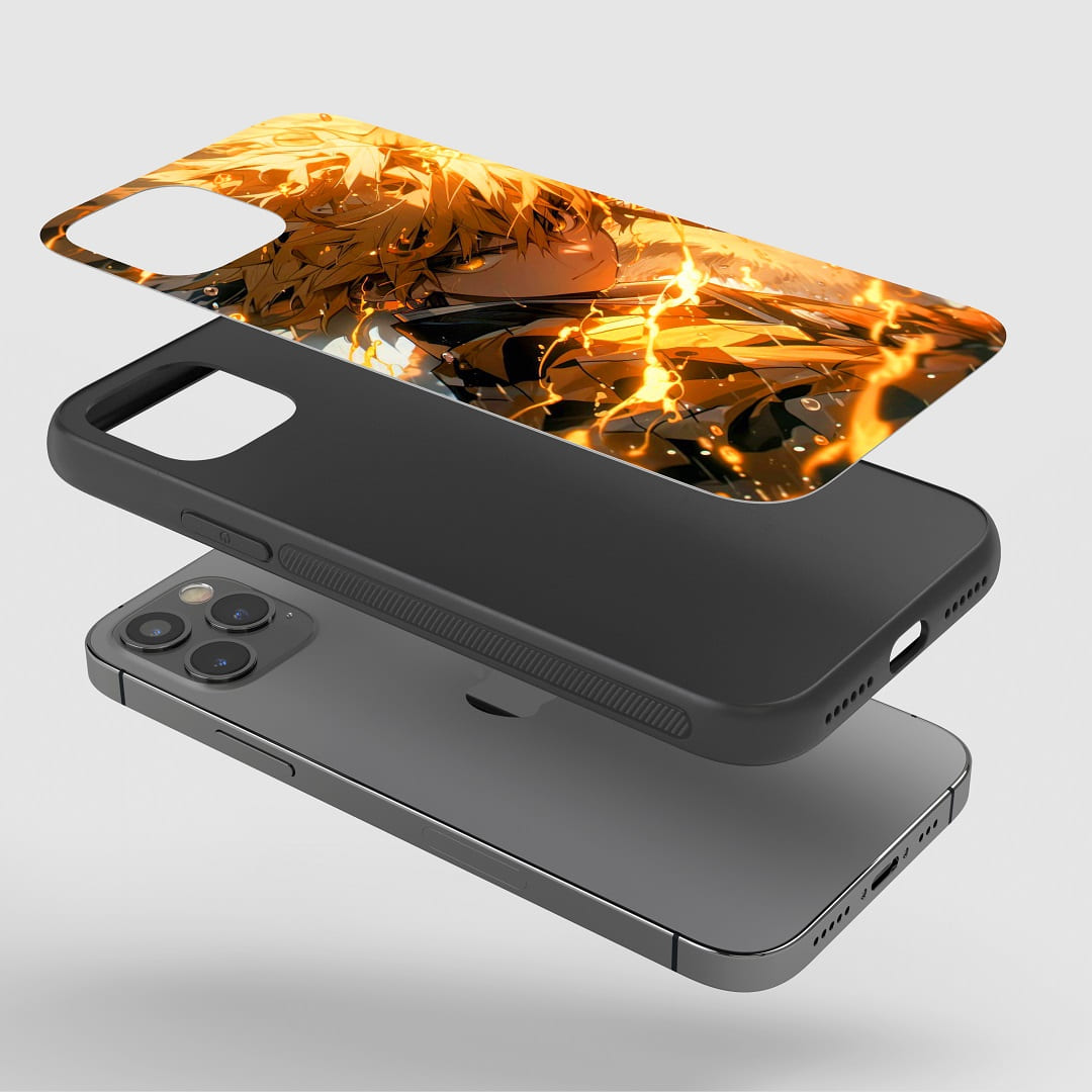 Zenitsu Graphic Silicone Armored Phone Case