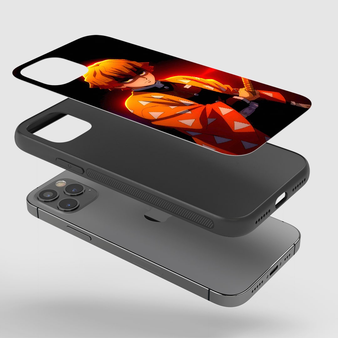 Demon Slayer Zenitsu glowing phone case