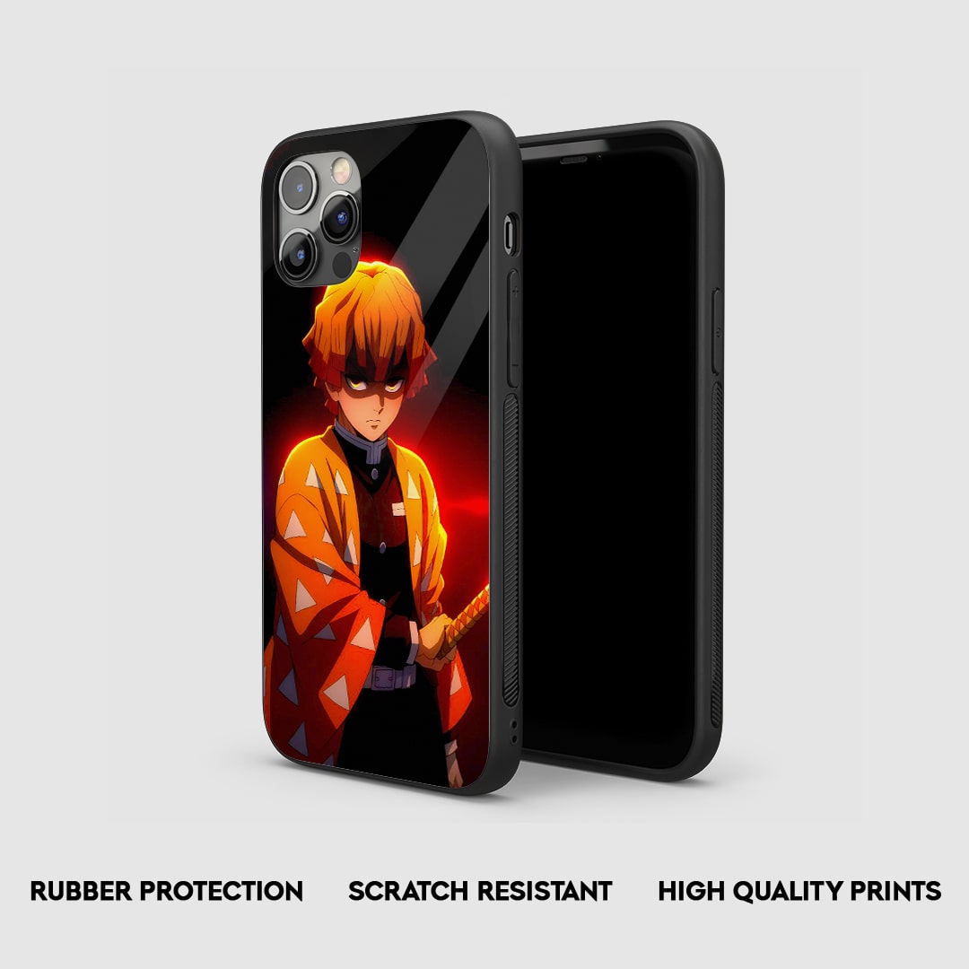 Anime Zenitsu glowing phone cover