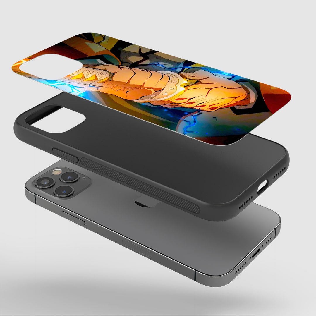 Close-up of durable Zenitsu Nichirin Blade silicone cover