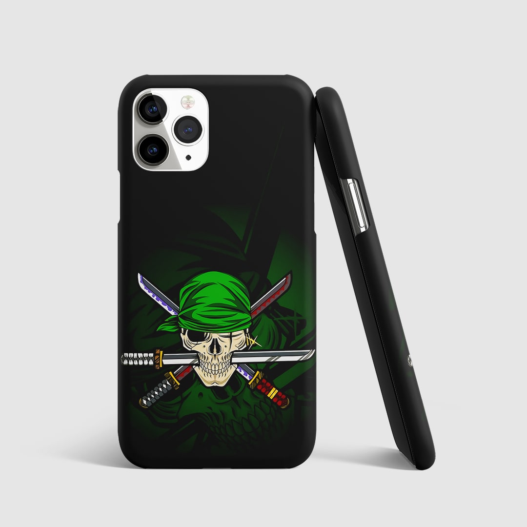 Zoro Symbol Phone Cover front view with iconic swordsman emblem.