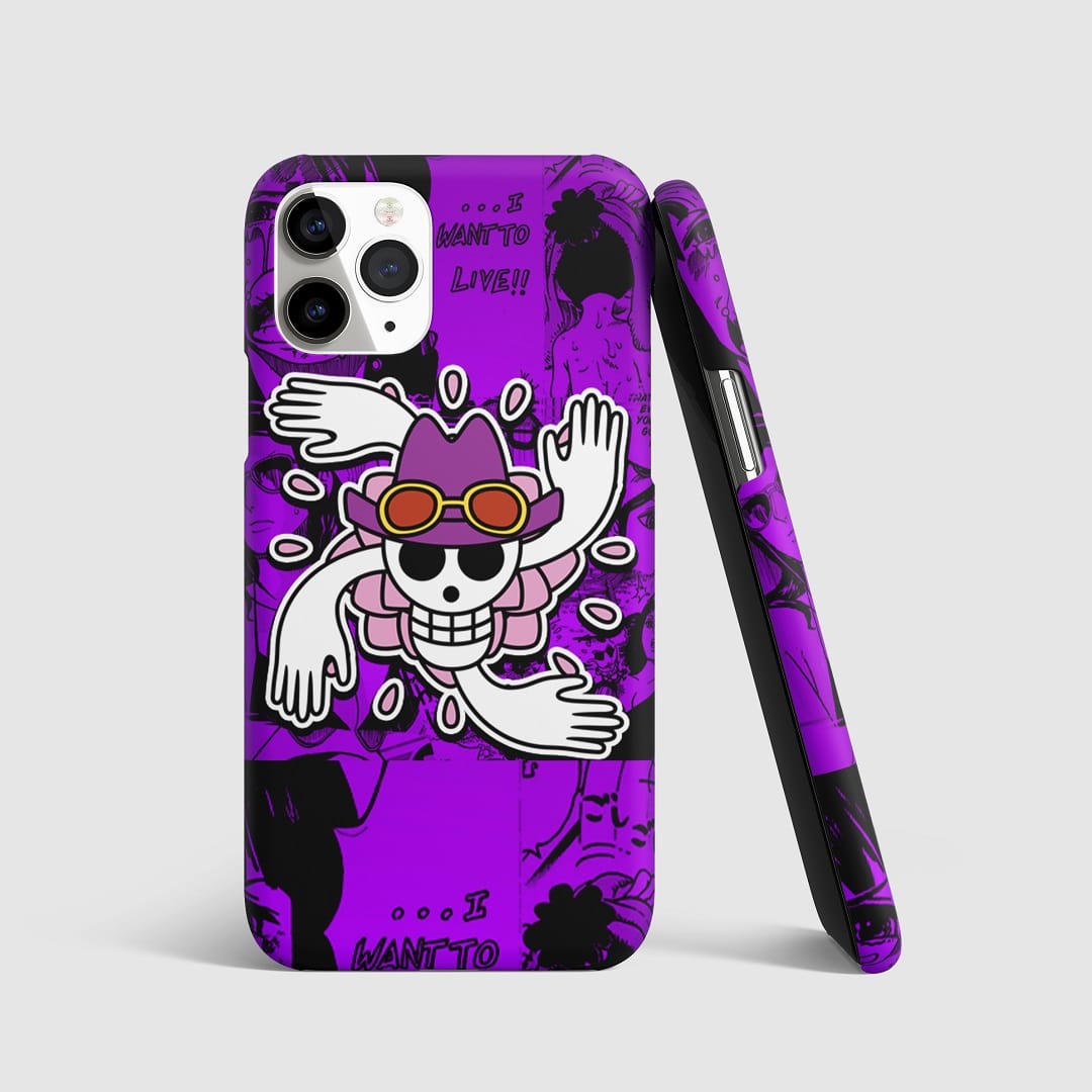 Nico Robin Symbol Design Phone Cover with 3D matte finish.