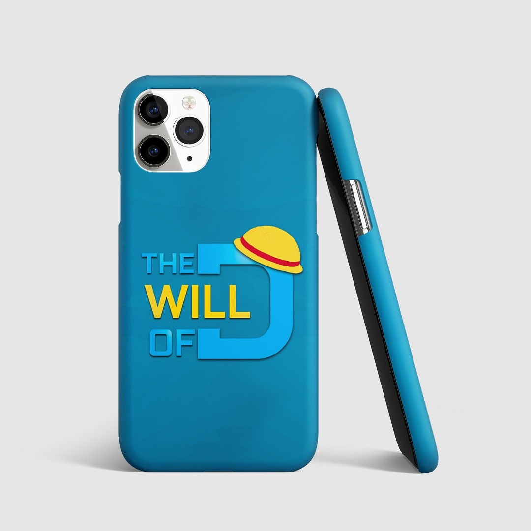 One Piece Will of D Phone Cover with 3D matte finish design.